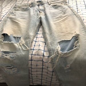 Zara distressed jeans size 36
